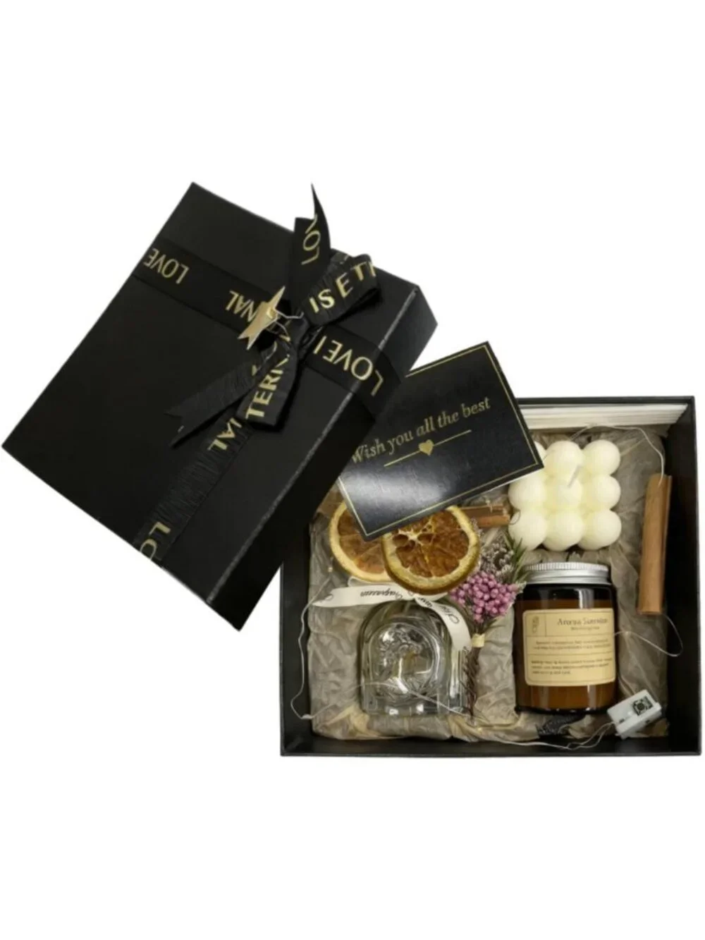 Long-Lasting Botanical Fragrance Candle & Reed Diffuser Gift Set for Home Décor